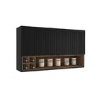 Armário De Cozinha Em Aço 2 Portas Ripadas 120cm Dobradiças S