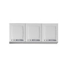 Armário De Cozinha Em Aço 3 Portas 105cm Rose Itatiaia Branco