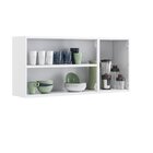 Armário De Cozinha Em Aço 3 Portas 120cm Com Vidro New Premiu