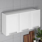 Armário De Cozinha Em Aço 3 Portas 120cm Dobradiça Slow Motio