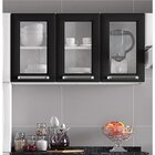 Armário De Cozinha Em Aço 3 Portas De Vidro 105cm Luce Itatia