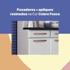 Armário De Cozinha Em Aço Triplo 6 Portas 3 Gavetas Mirage Ne