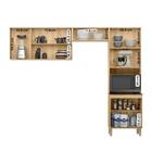 Armario De Cozinha Fit Com 8 Portas 261 Cm