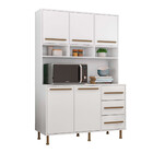 Armário De Cozinha Flex 05 Portas E 03 Gavetas Kit5322 Araplac