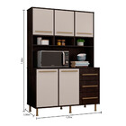 Armário De Cozinha Flex 05 Portas E 03 Gavetas Kit5322 Araplac