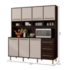 Armário De Cozinha Flex 07 Portas E 03 Gavetas Kit7322 Araplac