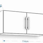 Armário De Cozinha Flex 1,14m Mgm Móveis
