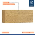 Armário De Cozinha Geladeira Dakota Cinamomo