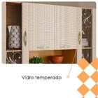 Armário De Cozinha Golden 8 Portas 2 Gavetas Com Vidro Freijó