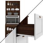 Armário De Cozinha Grande 17 Portas 2 Gavetas Modulado 6 Peça