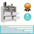 Armário De Cozinha Helena 4 Gavetas Branco - Moville