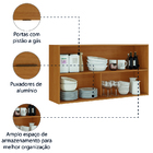 Armário De Cozinha Itatiaia Aéreo 1,20m 2 Portas Módulo Suspe