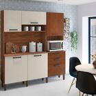 Armário De Cozinha Kit 6 Portas Ferrara Kits Paraná