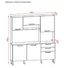 Armário De Cozinha Kit 6 Portas Ferrara Kits Paraná