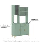 Armário De Cozinha Legno Com 4 Portas  - Oliva