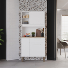 Armário De Cozinha Lia 3 Portas 1 Gaveta Salleto