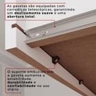 Armário De Cozinha Lirio 6 Portas 1 Gaveta Branco - Pnr Móveis