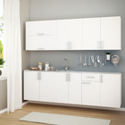 Armário de Cozinha Madeira Branco Delínia Spring 35x70x36cm