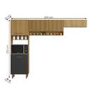 Armario De Cozinha Maia Com 5 Portas