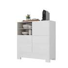 Armário De Cozinha Malu 1 Porta 4 Gavetas Branco - Moville