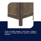 Armário De Cozinha Maranhão 8 Portas 4 Gavetas Com Vidro Imbu