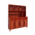 Armário De Cozinha Maranhão 8 Portas 4 Gavetas Com Vidro Mel