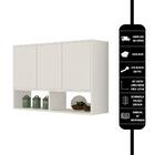 Armário De Cozinha Maringá Branco - Moveise