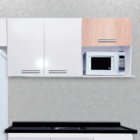 Armário De Cozinha Marselha 150 Cm Bonatto Móveis