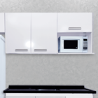 Armário De Cozinha Marselha 150 Cm-branco Bonatto Móveis