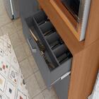 Armario De Cozinha Mascate Jequitiba/grafite