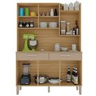 Armário De Cozinha Modena 6 Portas 2 Gavetas Freijó/vanilla -