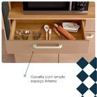 Armário De Cozinha Modena 6 Portas 2 Gavetas Freijó/vanilla -