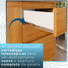 Armario De Cozinha Moderno Lucca 4 Portas