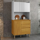 Armario De Cozinha Moderno Lucca 4 Portas