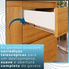 Armario De Cozinha Moderno Lucca 6 Portas