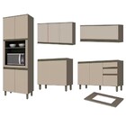 Armário De Cozinha Modulada 271cm 6 Peças Connect Duna/crista