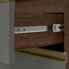 Armário De Cozinha Modulada 5 Peças 100% Mdf Vidro Reflecta A