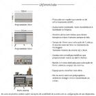Armário De Cozinha Modulada Compacta 105cm Com Balcão Para Co