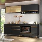 Armário De Cozinha Modulada Compacta 225cm Com Balcão Para Co