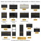 Armário De Cozinha Modulada Compacta 4 Pçs Com Balcão Para Co