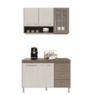 Armário de Cozinha Modulada Compacta Fidelitá Paris 2 Peças 1