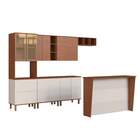 Armário De Cozinha Modulada Completa 10 Peças 14 Linha Auris