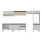 Armário De Cozinha Modulada Completa 357cm Com Balcão Para Co