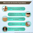 Armário De Cozinha Modulada Completa 3 Peças Copacabana Móvel