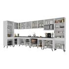 Armário De Cozinha Modulada Completa Canto 409cm Com Balcão P