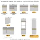 Armário De Cozinha Modulada Completa Canto 409cm Com Balcão P