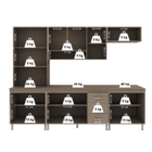Armário de Cozinha Modulada Completa Fidelitá Paris 5 Peças 2