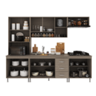 Armário de Cozinha Modulada Completa Fidelitá Paris 5 Peças 2