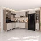 Armário de Cozinha Modulada Completa Fidelitá Paris 9 Peças 5