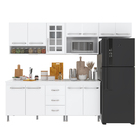 Armário de Cozinha Modulada Completa Fidelitá Viena 5 Peças 2
